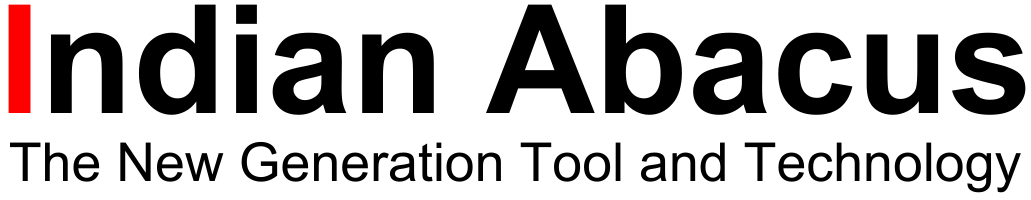 Indian Abacus Logo Dark